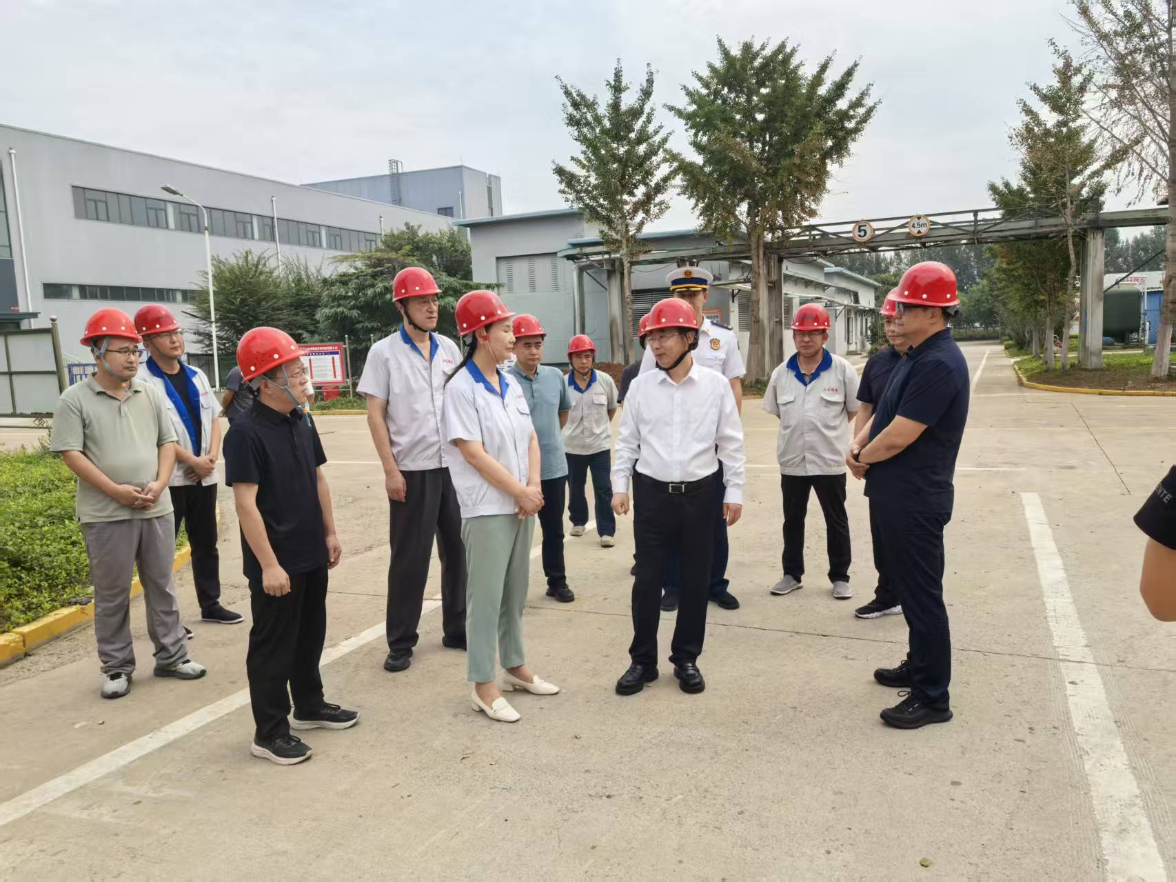 縣委書記在國慶、中秋雙節期間到公司調研